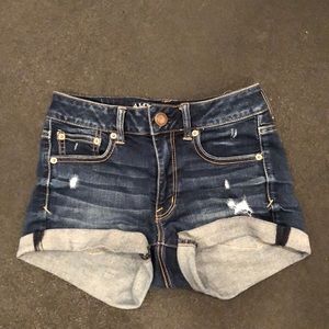 high waisted american eagle shorts
